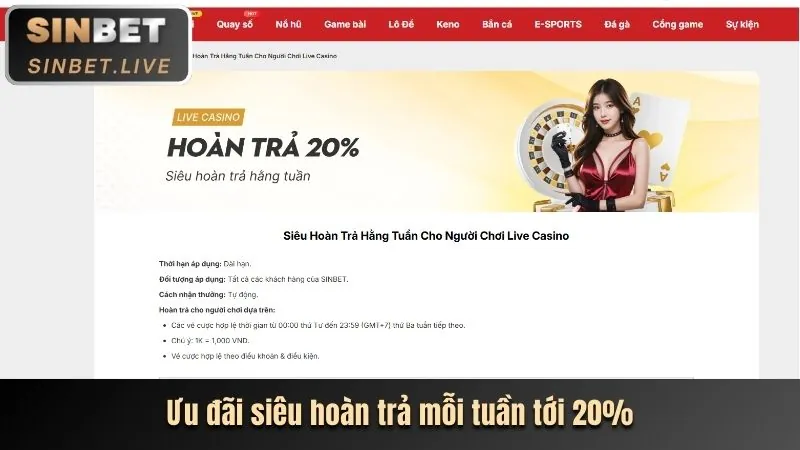 Khuyến mãi casino trực tuyến gamvip v88